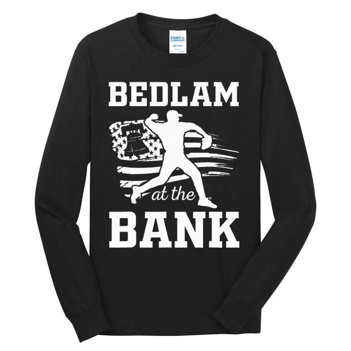 P.H.I.L.L.Y Bedlam Bedlam At The Bank Philadelphia Baseball Tall Long Sleeve T-Shirt