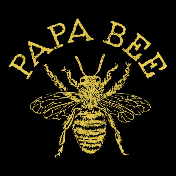 Papa Bee Beekeeper Funny FatherS Day Bee Lover Gift Flat Bill Trucker Hat
