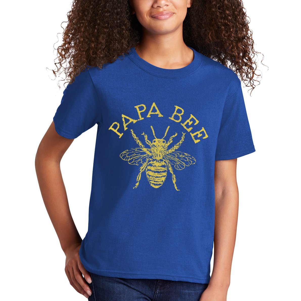 Papa Bee Beekeeper Funny FatherS Day Bee Lover Gift Kids T-Shirt