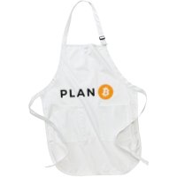 Plan B Bitcoin Cryptocurrency Trade Btc Hodl Blockchain Full-Length Apron With Pockets