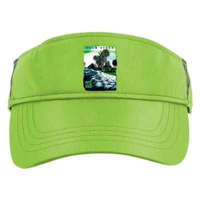 Palm Beach Break The Waves Adult Drive Performance Visor