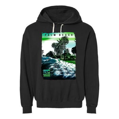 Palm Beach Break The Waves Garment-Dyed Fleece Hoodie