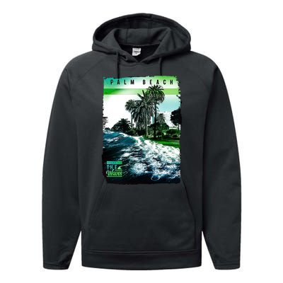 Palm Beach Break The Waves Performance Fleece Hoodie