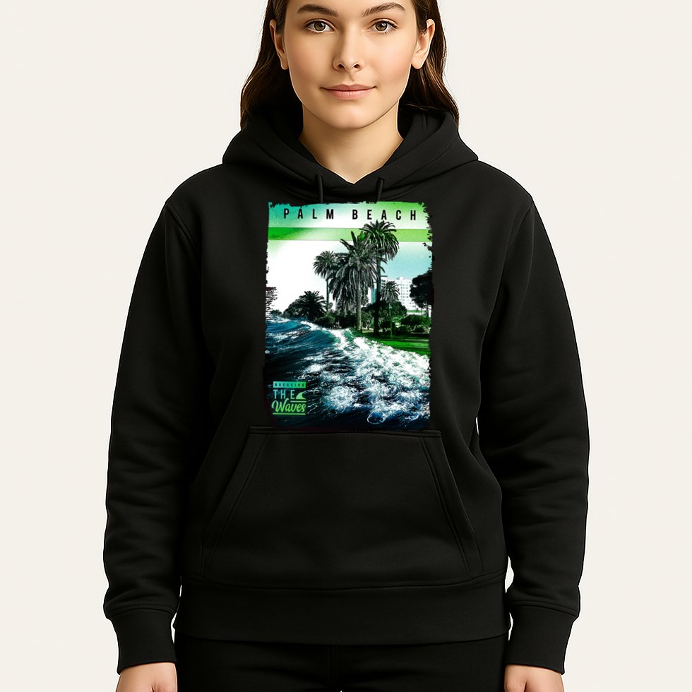 Palm Beach Break The Waves Hoodie