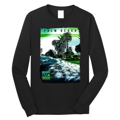 Palm Beach Break The Waves Long Sleeve Shirt