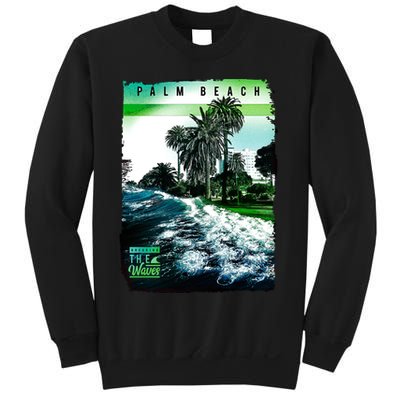 Palm Beach Break The Waves Sweatshirt