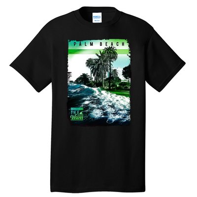 Palm Beach Break The Waves Tall T-Shirt