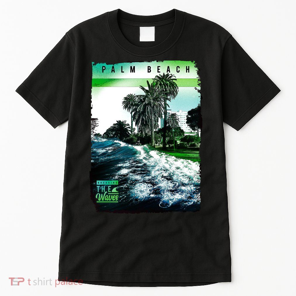 Palm Beach Break The Waves Tall T-Shirt