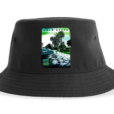 Palm Beach Break The Waves Sustainable Bucket Hat