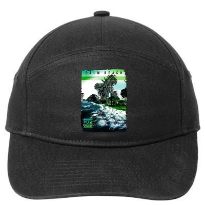 Palm Beach Break The Waves 7-Panel Snapback Hat
