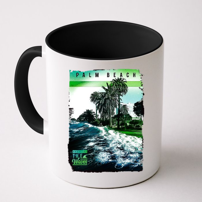 Palm Beach Break The Waves Mug