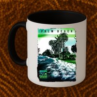 Palm Beach Break The Waves Mug