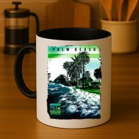 Palm Beach Break The Waves Mug