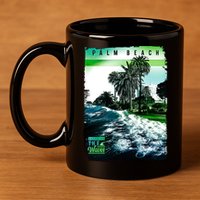 Palm Beach Break The Waves 11oz C Handle Ceramic Mug