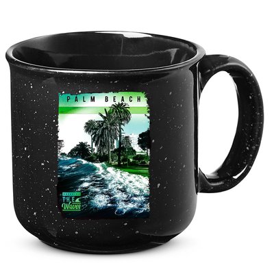 Palm Beach Break The Waves 15oz Campfire Ceramic Mug