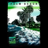 Palm Beach Break The Waves Flat Bill Trucker Hat