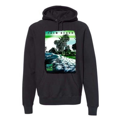 Palm Beach Break The Waves Premium Hoodie