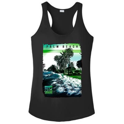 Palm Beach Break The Waves Ladies PosiCharge Competitor Racerback Tank