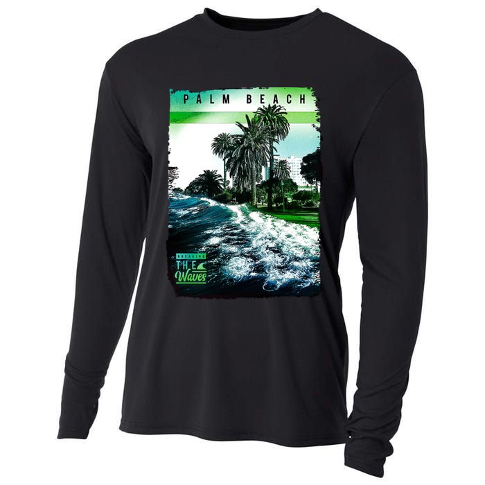 Palm Beach Break The Waves Cooling Performance Long Sleeve Crew