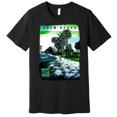 Palm Beach Break The Waves Premium T-Shirt