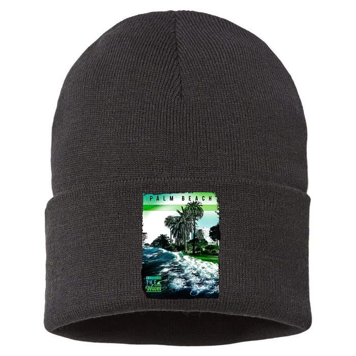 Palm Beach Break The Waves Sustainable Knit Beanie