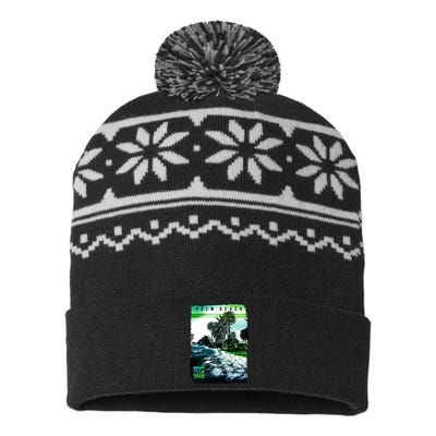 Palm Beach Break The Waves USA-Made Snowflake Beanie