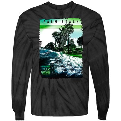 Palm Beach Break The Waves Tie-Dye Long Sleeve Shirt