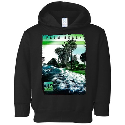 Palm Beach Break The Waves Toddler Hoodie