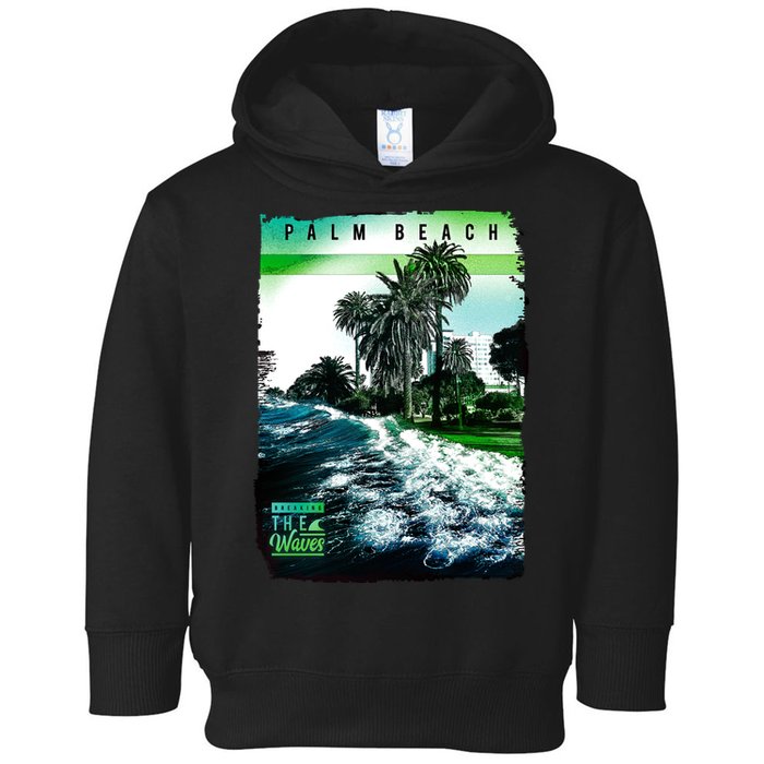 Palm Beach Break The Waves Toddler Hoodie