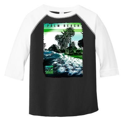 Palm Beach Break The Waves Toddler Fine Jersey T-Shirt