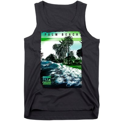 Palm Beach Break The Waves Tank Top