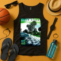 Palm Beach Break The Waves Tank Top