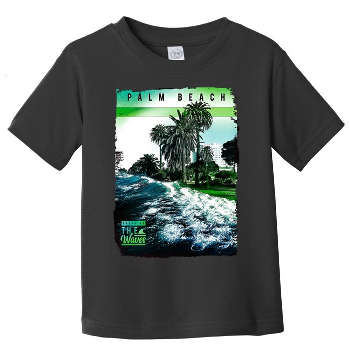 Palm Beach Break The Waves Toddler T-Shirt