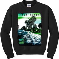 Palm Beach Break The Waves Kids Sweatshirt