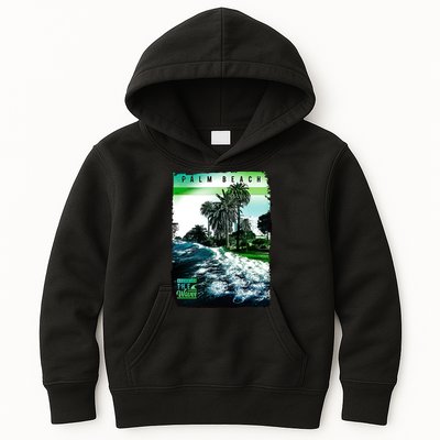Palm Beach Break The Waves Kids Hoodie