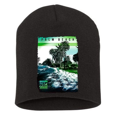 Palm Beach Break The Waves Short Acrylic Beanie