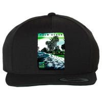 Palm Beach Break The Waves Wool Snapback Cap