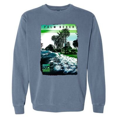 Palm Beach Break The Waves Garment-Dyed Sweatshirt