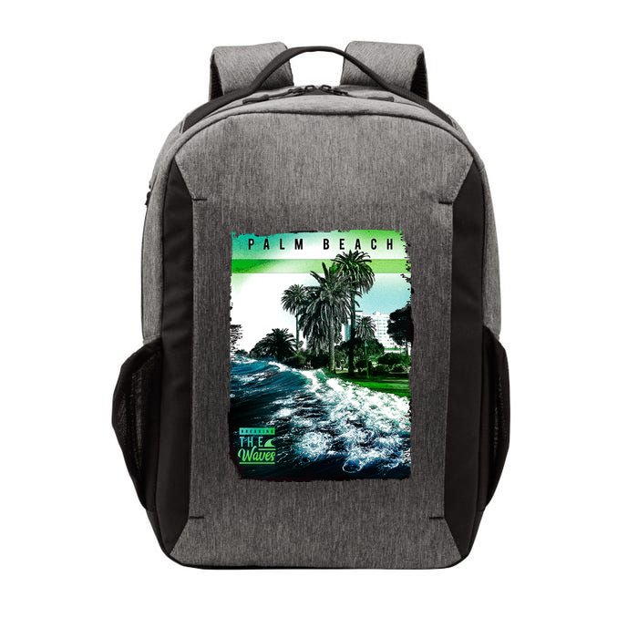 Palm Beach Break The Waves Vector Backpack