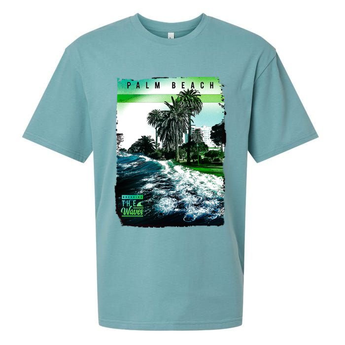 Palm Beach Break The Waves Sueded Cloud Jersey T-Shirt