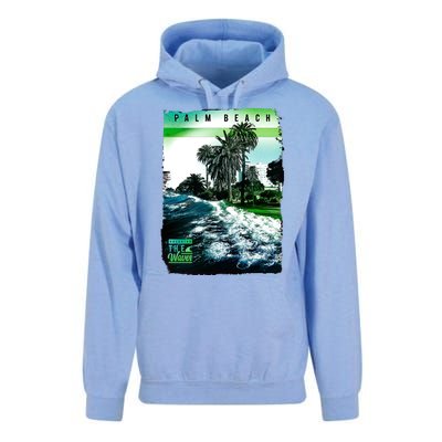 Palm Beach Break The Waves Unisex Surf Hoodie