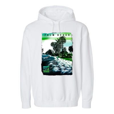 Palm Beach Break The Waves Garment-Dyed Fleece Hoodie