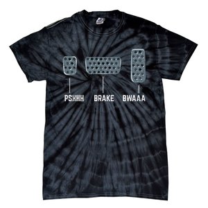 Pshhh Brake Bwaaa Drag Race Funny Racing Car Racer Gift Tie-Dye T-Shirt