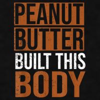 Peanut Butter Built This Body, Peanut Butter Lover Ladies PosiCharge Tri-Blend Wicking Tank