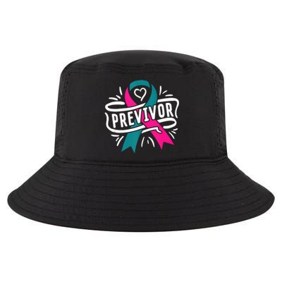 Previvor BRCA Breast Cancer Awareness Support Cool Comfort Performance Bucket Hat