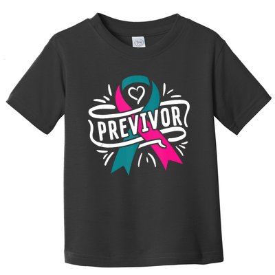 Previvor BRCA Breast Cancer Awareness Support Toddler T-Shirt