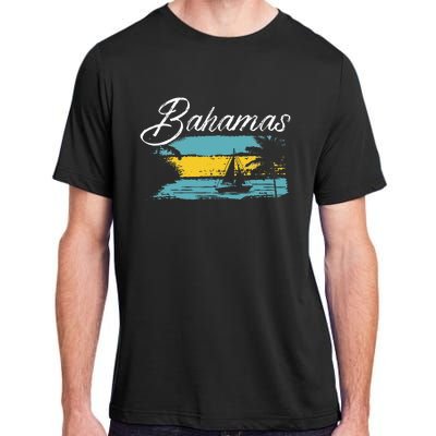 Proud Bahamas Bahamians Flag Adult ChromaSoft Performance T-Shirt