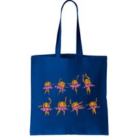 Pumpkin Ballerinas Ballet Dance Cute Halloween Costume Tote Bag