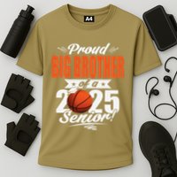 Proud Big Brother Of A 2025 Senior Graduate Basketball Gift Cooling Performance Crew T-Shirt
