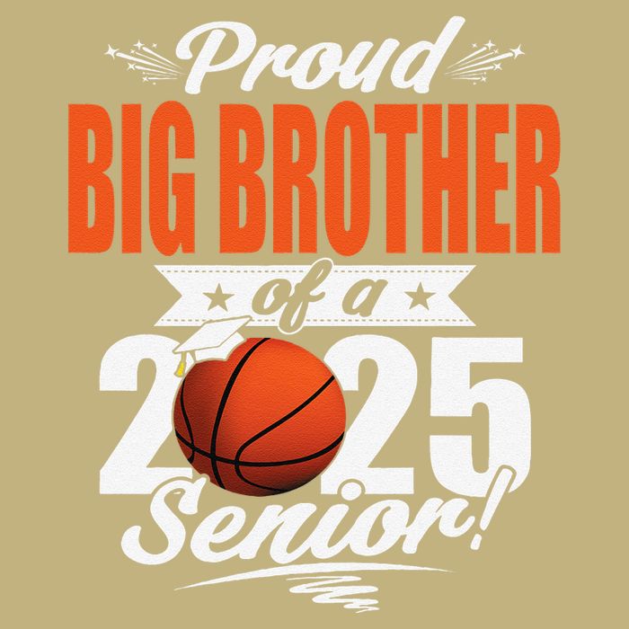 Proud Big Brother Of A 2025 Senior Graduate Basketball Gift Cooling Performance Crew T-Shirt